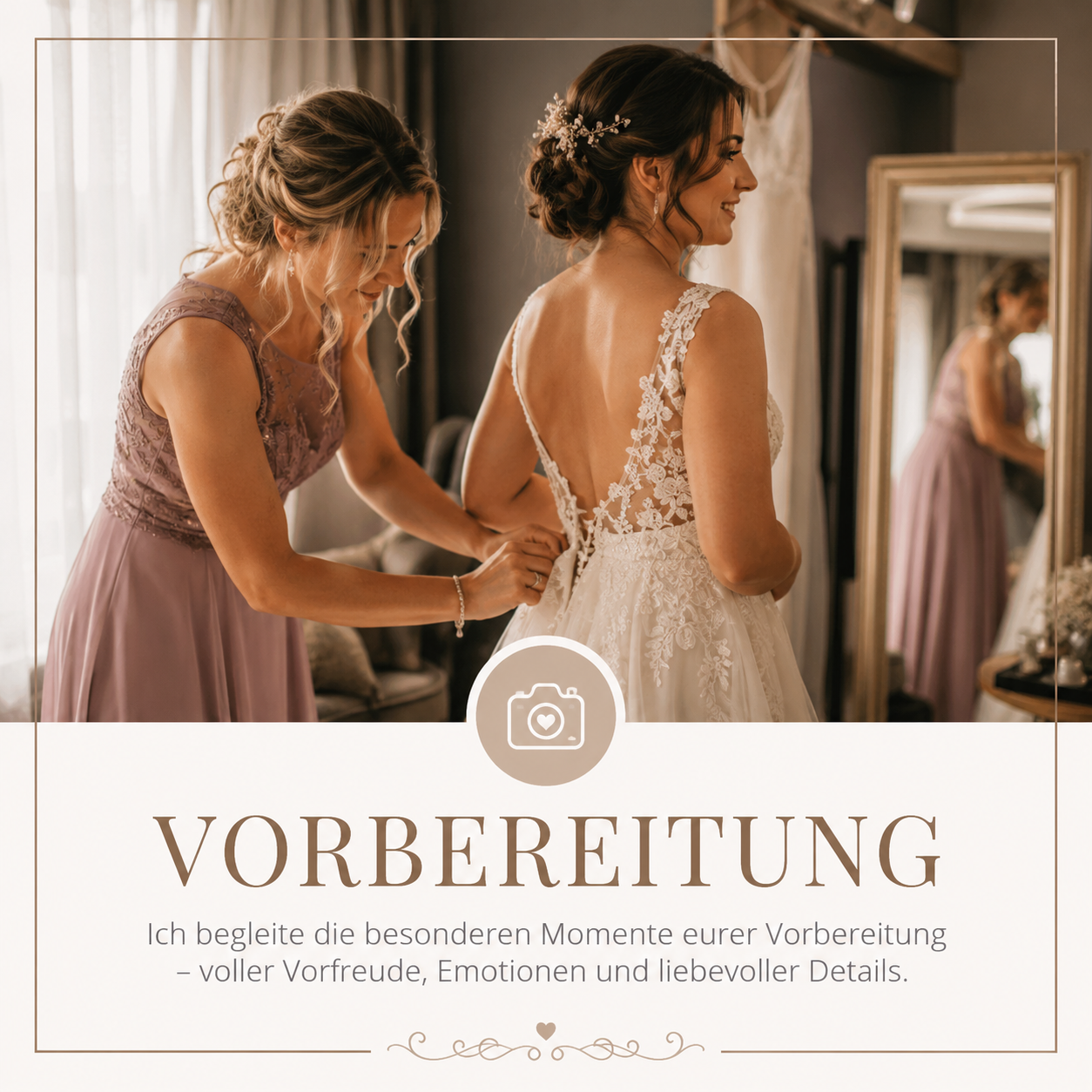 Vorbereitung fotografieren / filmen
