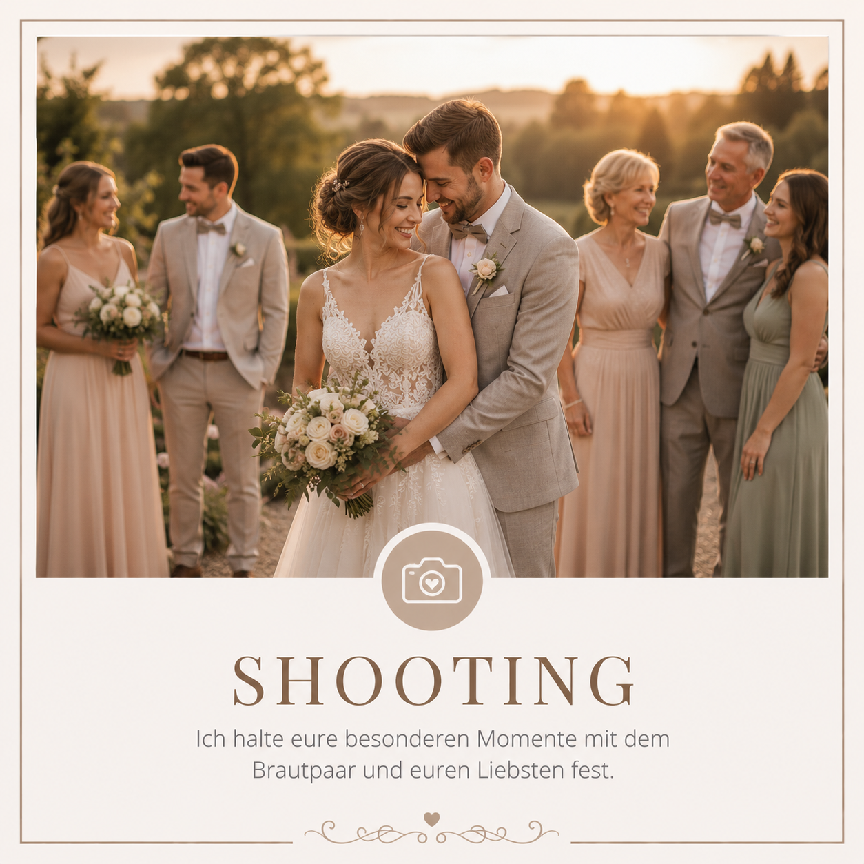 Shooting mit Brautpaar und / oder Familie