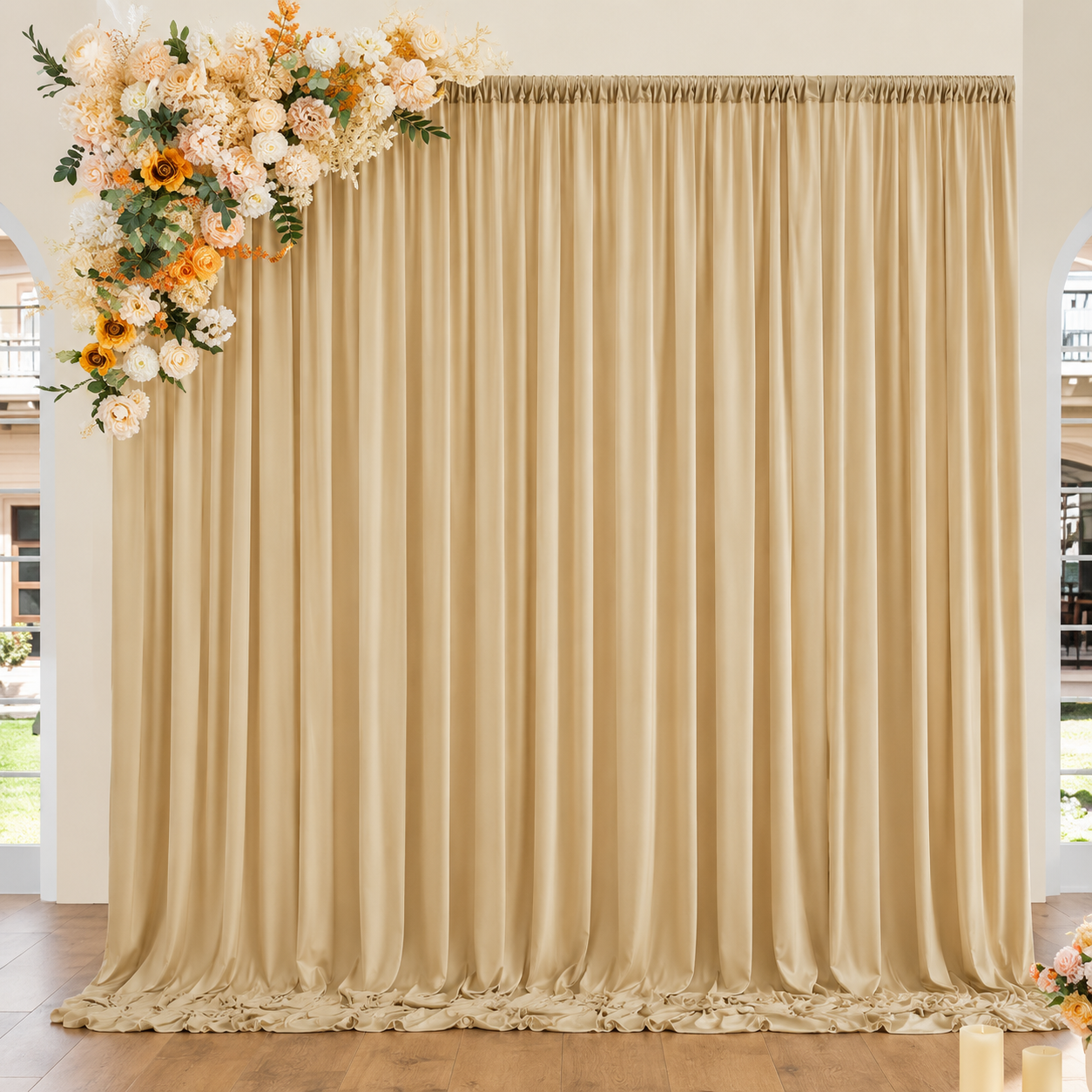 Vorhang beige